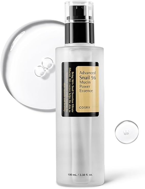 COSRX Advanced Snail 96 Mucin Power Essence 100ml | Snail Secretion Filtrate 96% | Skin Repair Serum | CPNP Registered, Korean Skin Care, Cruelty Free,.