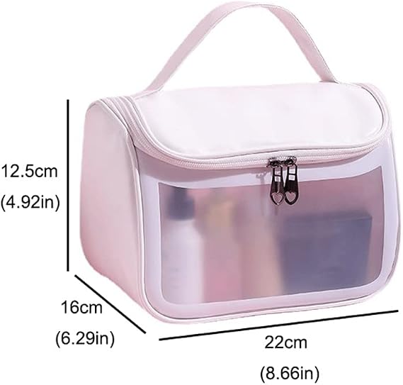 Makeup Organizer 1 Pack Travel Portable Women's Cosmetic Bag Wash Bag Makeup Bag Organizer Toiletries Women Organizer Makeup Kit Cosmetics Storage Display Box Case (Color : B) (1)