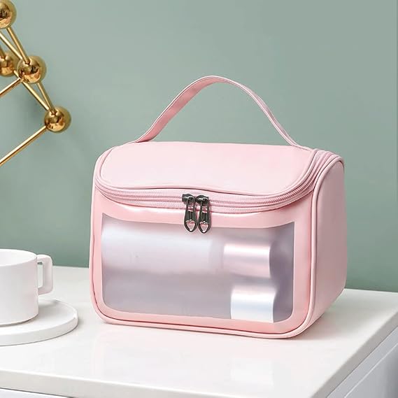 Makeup Organizer 1 Pack Travel Portable Women's Cosmetic Bag Wash Bag Makeup Bag Organizer Toiletries Women Organizer Makeup Kit Cosmetics Storage Display Box Case (Color : B) (1)