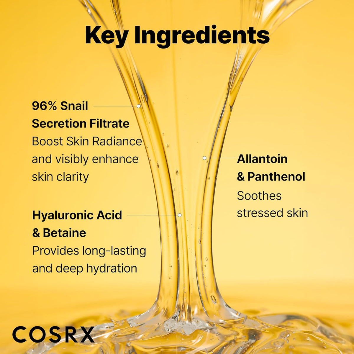 COSRX Advanced Snail 96 Mucin Power Essence 100ml | Snail Secretion Filtrate 96% | Skin Repair Serum | CPNP Registered, Korean Skin Care, Cruelty Free,.