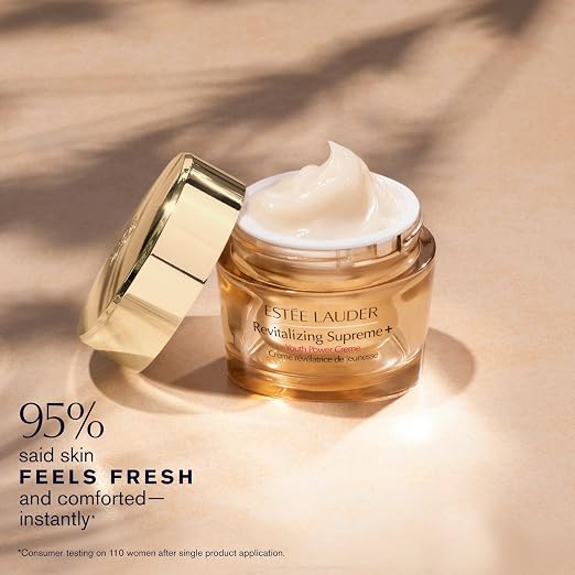 Estée Lauder Revitalising Supreme+ Youth Power Cream | Face moisturiser with Hyaluronic Acid & Peptides | Anti-Agin